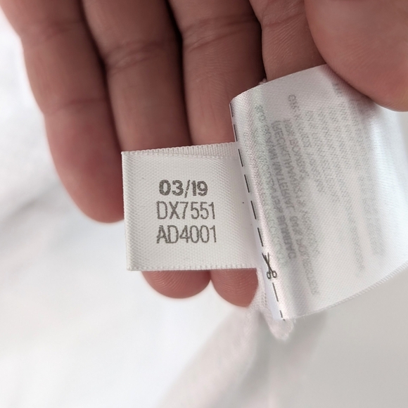 Adidas Women's White Mesh Tank Top In Size M - Picture 8 of 8